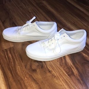 Old Skool White Vans